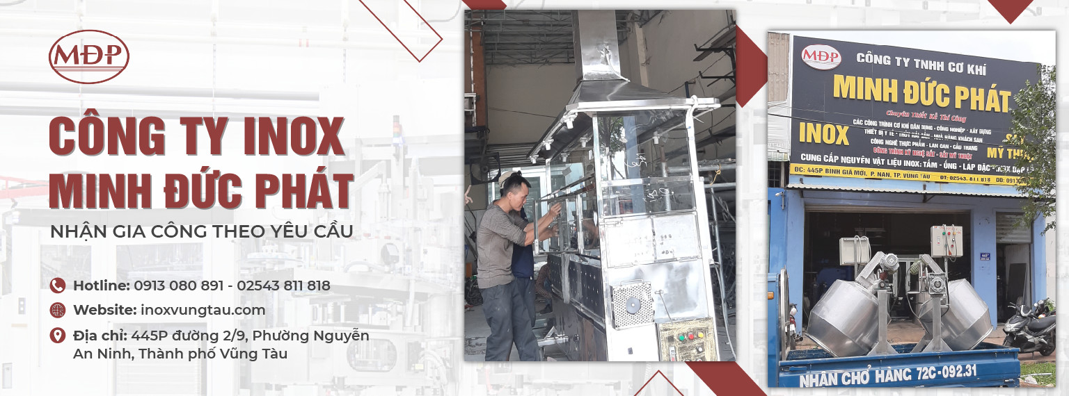 Gia công inox tại Bà Rịa