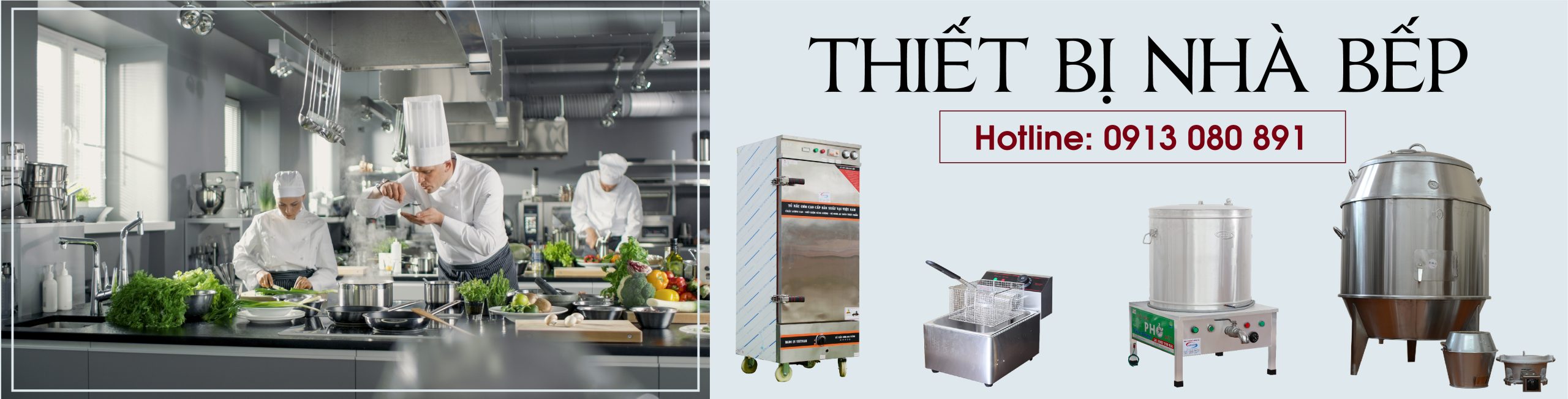 Thiết bị bếp inox công nghiệp tại Vũng Tàu